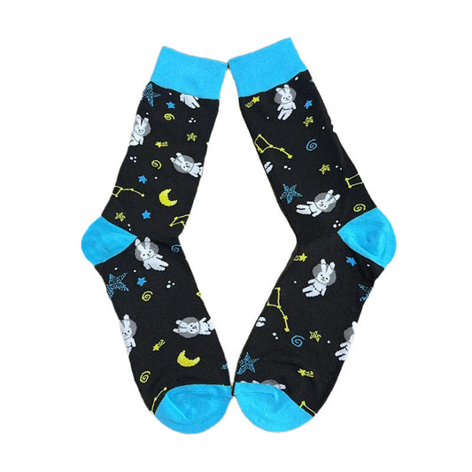 Space Bunny Socks
