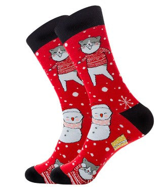 Festive Puss Socks