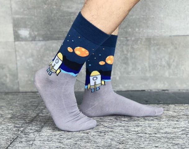 Rocketship Socks