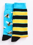 Bee Stripe Odd Socks