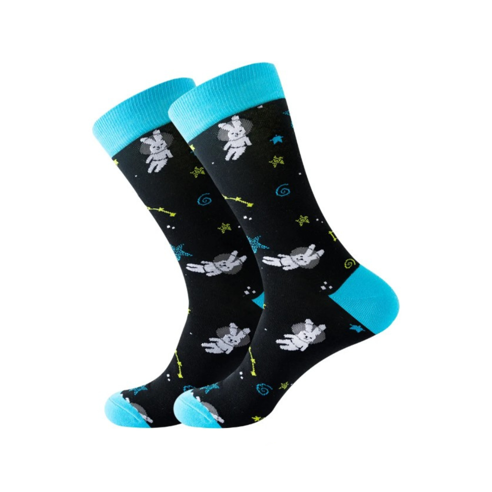 Space Bunny Socks