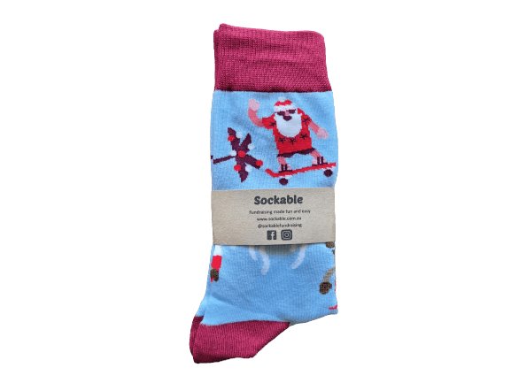 Aussie Santa Socks Sockable Fundraising 