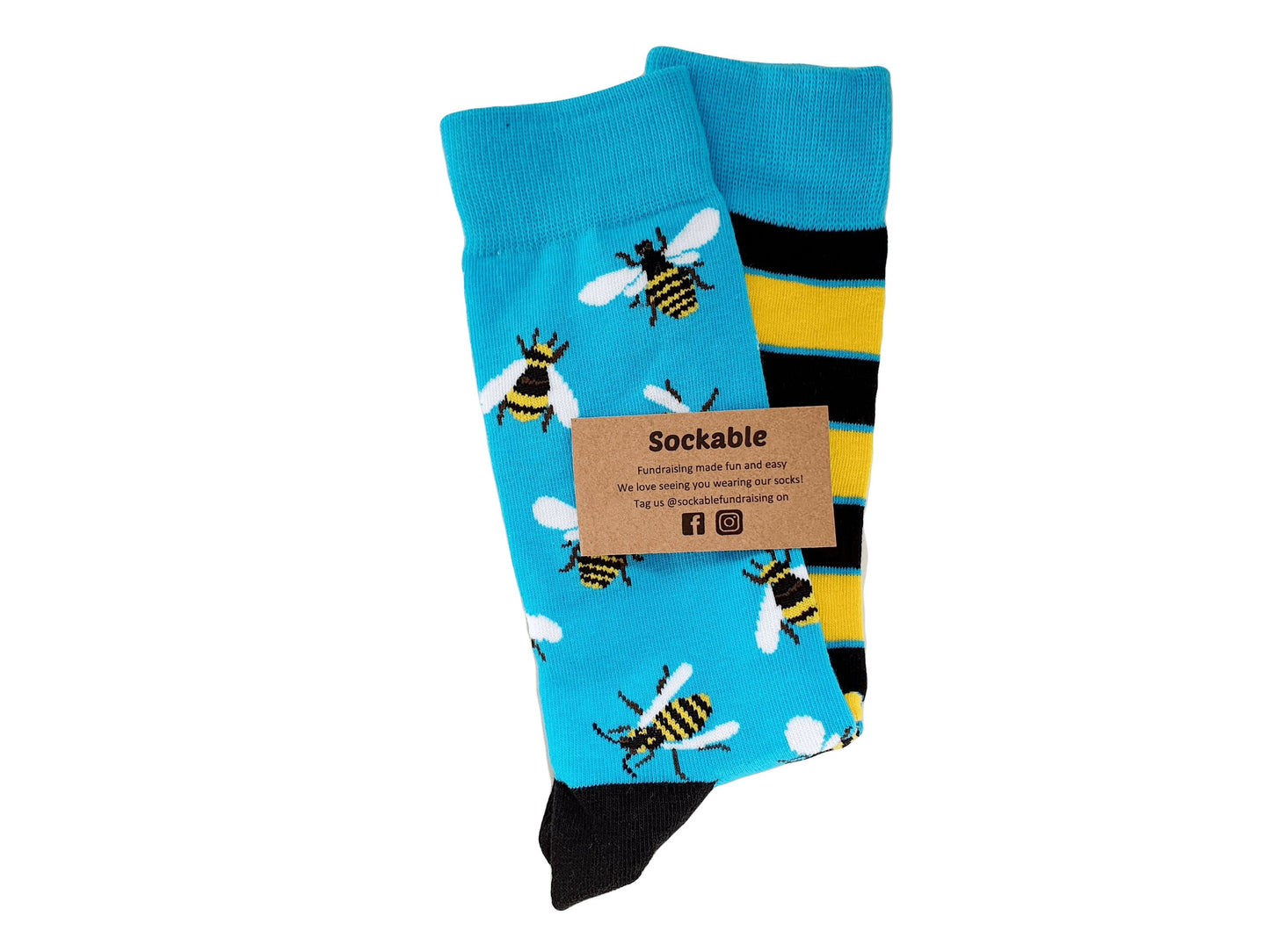 Bee Stripe Odd Socks Sockable Fundraising 