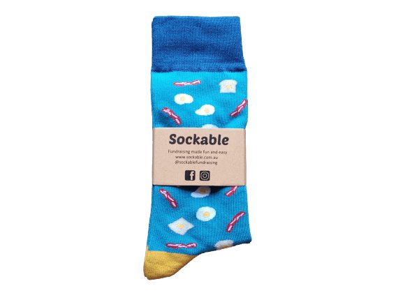 Breakfast Socks Sockable Fundraising 