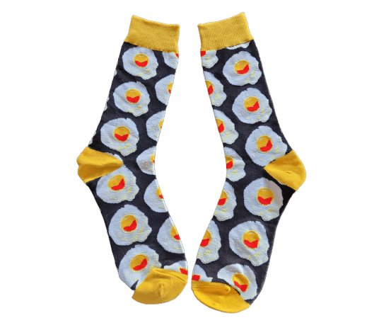 Fried Egg Socks Sockable Fundraising 