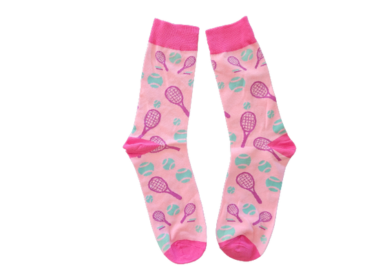 Pink Tennis Socks