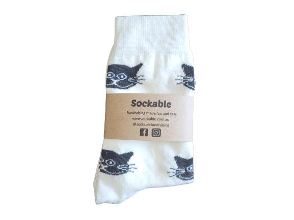 Subtle Puss Socks Socks Sockable Fundraising 