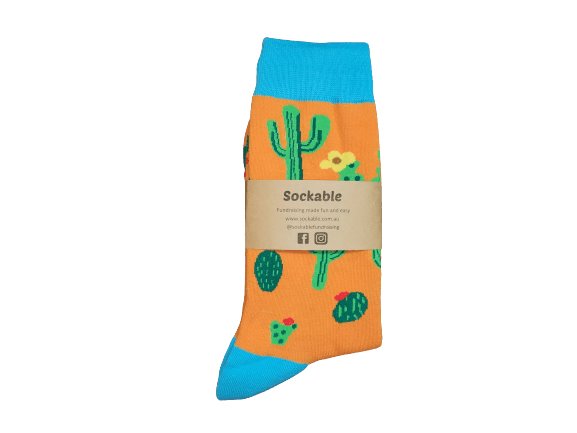 Prickly Cactus Socks Sockable Fundraising 